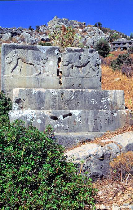 Das Löwenrelief in Xanthos