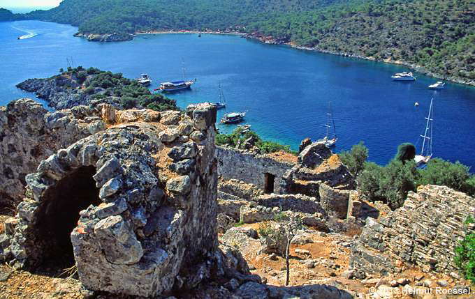 Ruinen einer griechischen Siedlung