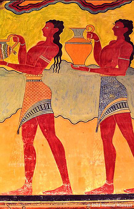 Wandmalereien in Knossos
